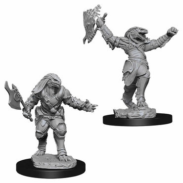 WZK90001 Female Dragonborn Fighter Nozurs Marvelous Miniatures D&D Unpainted (ONLINE ORDER ONLY)