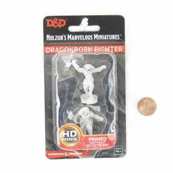 WZK90001 Female Dragonborn Fighter Nozurs Marvelous Miniatures D&D Unpainted (ONLINE ORDER ONLY)