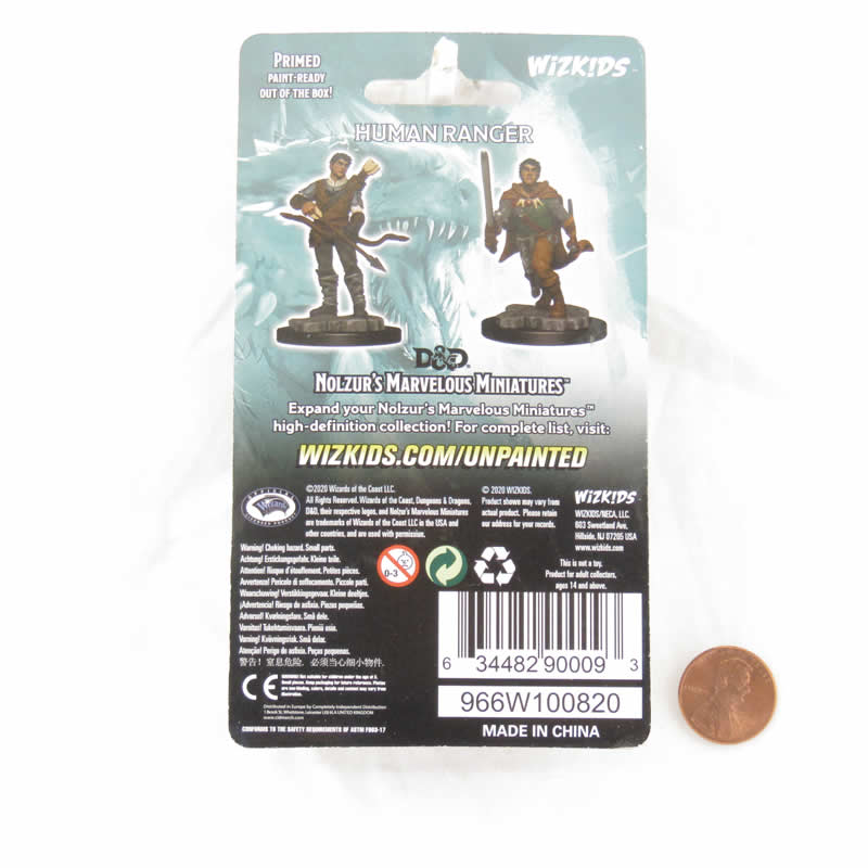WZK90009 Male Human Ranger Nozurs Marvelous Miniatures D&D Unpainted Miniatures (ONLINE ORDER ONLY)