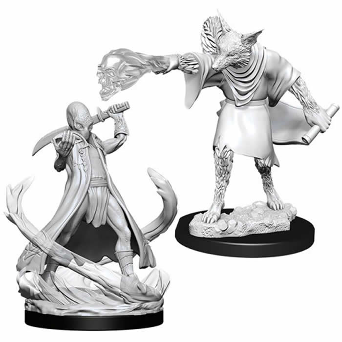 WZK90015 Arcanaloth and Ultroloth Nozurs Marvelous Miniatures D&D Unpainted Miniatures (ONLINE ORDER ONLY)