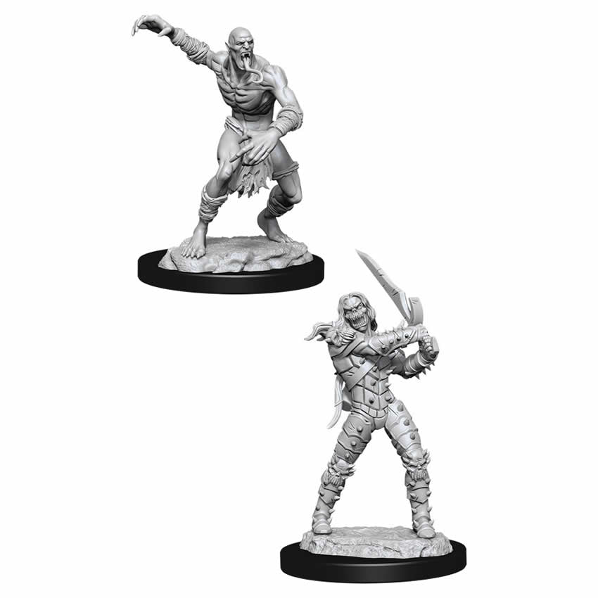 WZK90021 Wight and Ghast Nozurs Marvelous Miniatures D&D Unpainted (ONLINE ORDER ONLY)