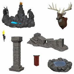 WZK90045 Pools and Pillars Miniature Accessories Deep Cuts Unpainted (ONLINE ORDER ONLY)