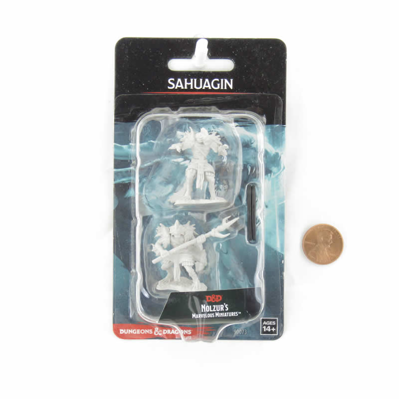 WZK90073 Sahuagin Monster Nozurs Marvelous Miniatures D&D Unpainted Miniatures (ONLINE ORDER ONLY)