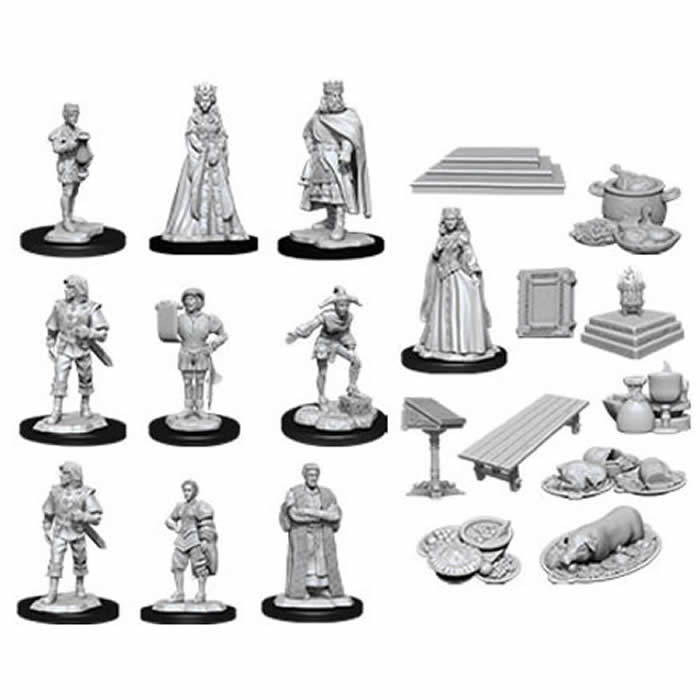 WZK90096 Towns People Castle Miniatures Deep Cuts Unpainted Miniatures (ONLINE ORDER ONLY)