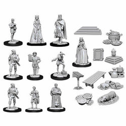 WZK90096 Towns People Castle Miniatures Deep Cuts Unpainted Miniatures (ONLINE ORDER ONLY)
