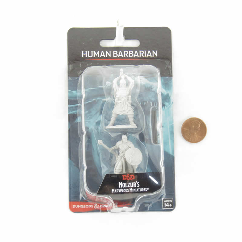 WZK90138 Human Barbarian Male Nozurs Marvelous Miniatures D&D Unpainted Miniatures (ONLINE ORDER ONLY)