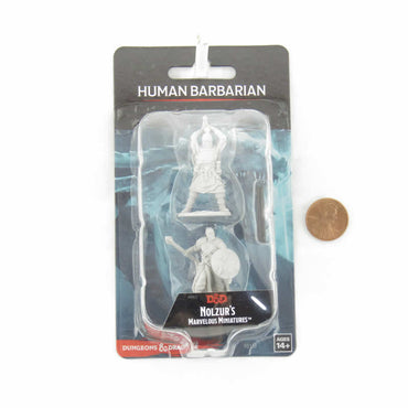 WZK90138 Human Barbarian Male Nozurs Marvelous Miniatures D&D Unpainted Miniatures (ONLINE ORDER ONLY)