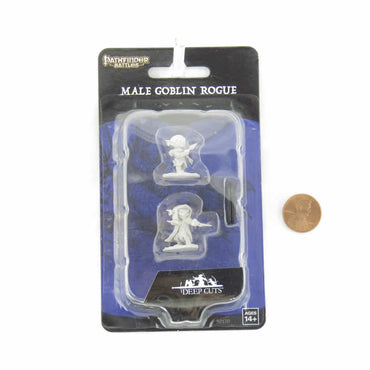 WZK90170 Goblin Rogue Male Miniature Pathfinder Battles Deep Cuts Unpainted Miniatures (ONLINE ORDER ONLY)