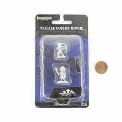 WZK90171 Goblin Rogue Female Male Miniature Pathfinder Battles Deep Cuts Unpainted Miniatures (ONLINE ORDER ONLY)