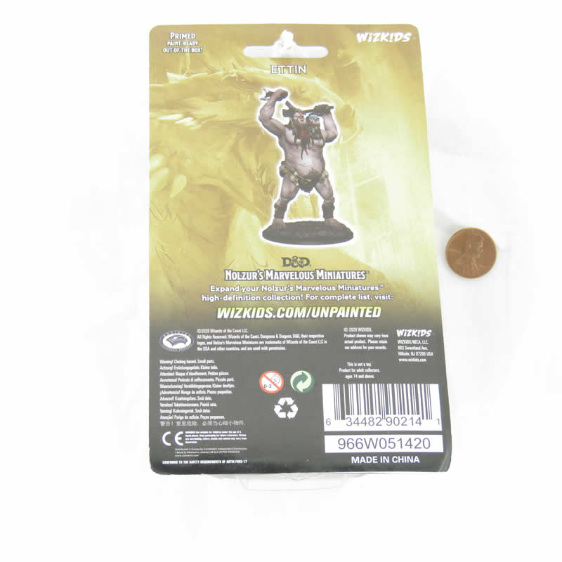 WZK90214 Ettin Nozurs Marvelous Miniatures D&D Unpainted Miniatures (ONLINE ORDER ONLY)