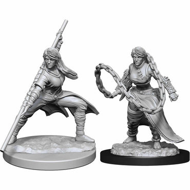 WZK90225 Human Monk Female Nozurs Marvelous Miniatures D&D Unpainted Miniatures (ONLINE ORDER ONLY)