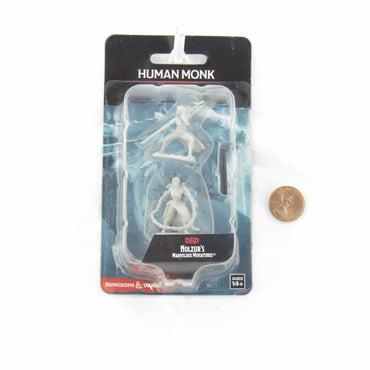 WZK90225 Human Monk Female Nozurs Marvelous Miniatures D&D Unpainted Miniatures (ONLINE ORDER ONLY)