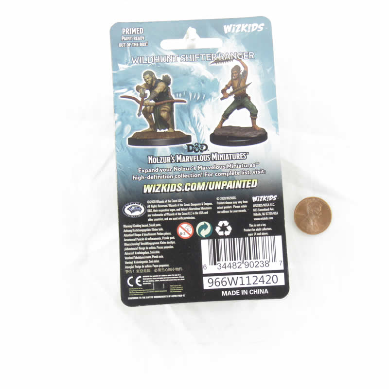 WZK90238 Shifter Ranger Male Nozurs Marvelous Miniatures D&D Unpainted Miniatures (ONLINE ORDER ONLY)