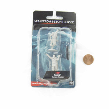 WZK90241 Scarecrow and Stone Cursed Nozurs Marvelous Miniatures D&D Unpainted Miniatures (ONLINE ORDER ONLY)
