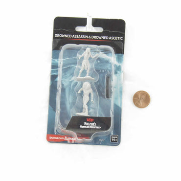 WZK90242 Assassin and Asetic Drowned Nozurs Marvelous Miniatures D&D Unpainted Miniatures (ONLINE ORDER ONLY)