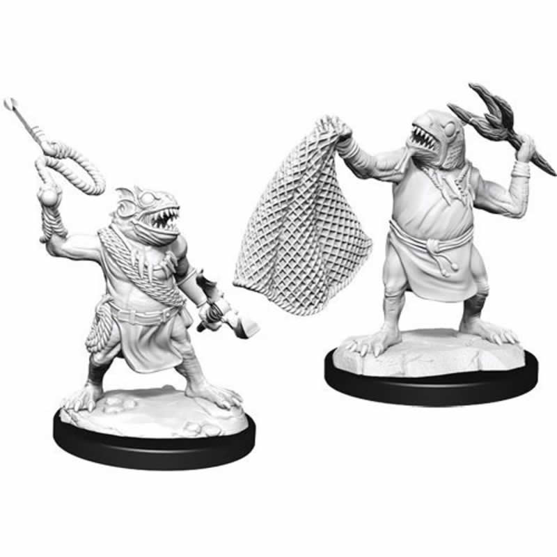 WZK90246 Kuo-Toa and Kuo-Toa Whip Nozurs Marvelous Miniatures D&D Unpainted Miniatures (ONLINE ORDER ONLY)