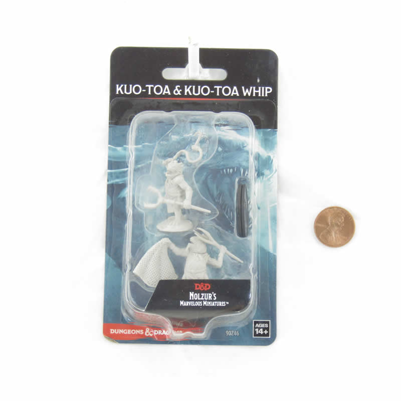 WZK90246 Kuo-Toa and Kuo-Toa Whip Nozurs Marvelous Miniatures D&D Unpainted Miniatures (ONLINE ORDER ONLY)