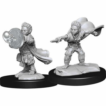 WZK90260 Halfling Wizard Male Miniature Figure Pathfinder Battles Deep Cuts Unpainted Miniatures (ONLINE ORDER ONLY)