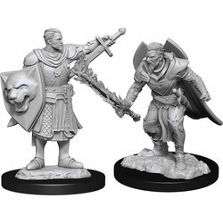 WZK90263 Human Champion Male Miniature Figure Pathfinder Battles Deep Cuts Unpainted Miniatures (ONLINE ORDER ONLY)