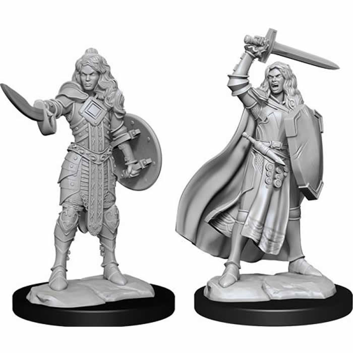 WZK90264 Human Champion Female Miniature Figure Pathfinder Battles Deep Cuts Unpainted Miniatures (ONLINE ORDER ONLY)