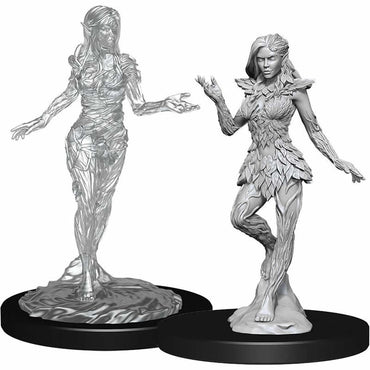 WZK90265 Nymph and Dryad Miniature Figure Pathfinder Battles Deep Cuts Unpainted Miniatures (ONLINE ORDER ONLY)
