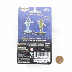 WZK90265 Nymph and Dryad Miniature Figure Pathfinder Battles Deep Cuts Unpainted Miniatures (ONLINE ORDER ONLY)