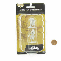 WZK90266 Annis Hag and Green Hag Miniature Figure Pathfinder Battles Deep Cuts Unpainted Miniatures (ONLINE ORDER ONLY)