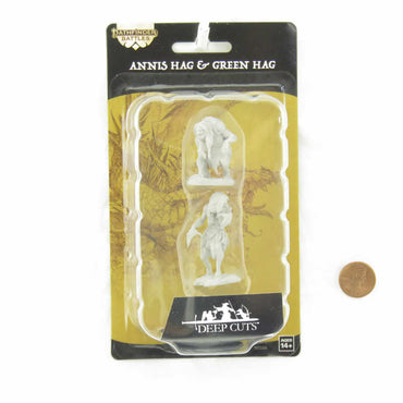 WZK90266 Annis Hag and Green Hag Miniature Figure Pathfinder Battles Deep Cuts Unpainted Miniatures (ONLINE ORDER ONLY)
