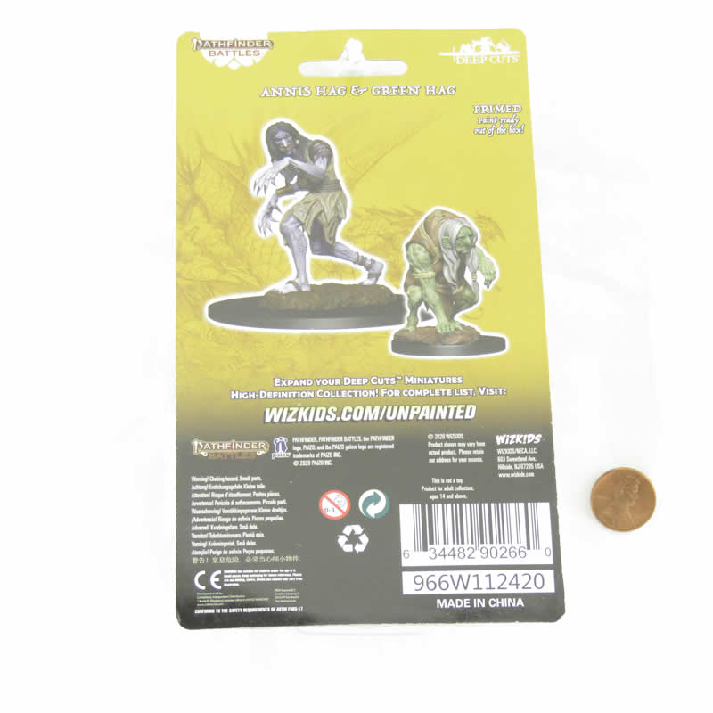 WZK90266 Annis Hag and Green Hag Miniature Figure Pathfinder Battles Deep Cuts Unpainted Miniatures (ONLINE ORDER ONLY)