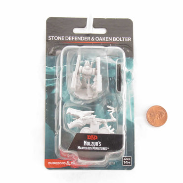 WZK90314 Stone Defender and Oaken Bolter Nozurs Marvelous Miniatures D&D Unpainted Miniatures (ONLINE ORDER ONLY)