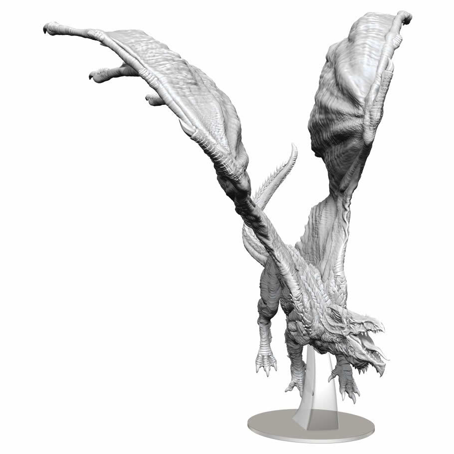 WZK90325 Adult White Dragon Nozurs Marvelous Miniatures D&D Unpainted Miniatures (ONLINE ORDER ONLY)