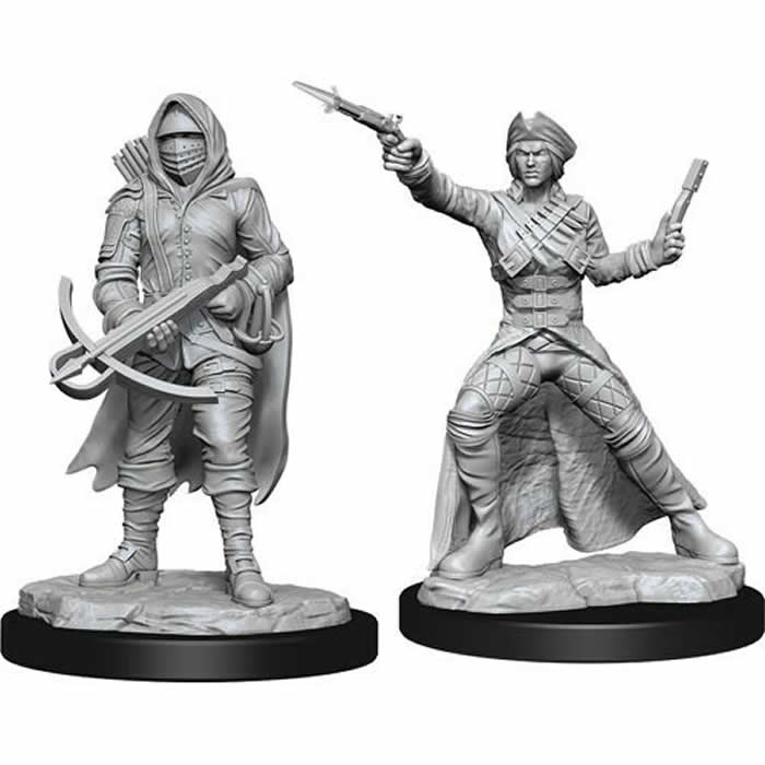 WZK90339 Bounty Hunter and Outlaw Miniature Figures Deep Cuts Unpainted Miniatures (ONLINE ORDER ONLY)