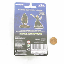 WZK90339 Bounty Hunter and Outlaw Miniature Figures Deep Cuts Unpainted Miniatures (ONLINE ORDER ONLY)