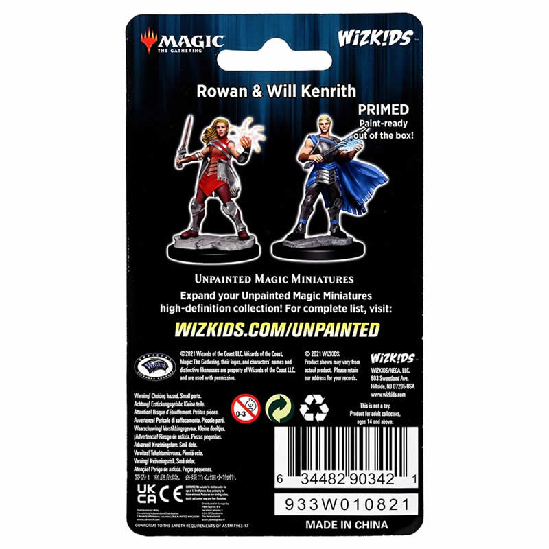 WZK90342 Rowan Kenrith and Will Kenrith Unpainted Magic Miniature Figures Deep Cuts (ONLINE ORDER ONLY)