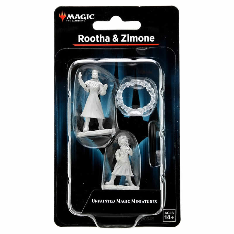 WZK90345 Rootha and Zimone Unpainted Magic Miniature Figures Deep Cuts (ONLINE ORDER ONLY)