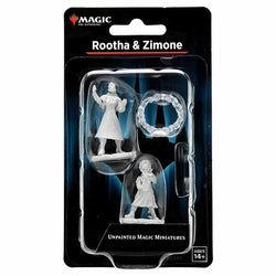 WZK90345 Rootha and Zimone Unpainted Magic Miniature Figures Deep Cuts (ONLINE ORDER ONLY)