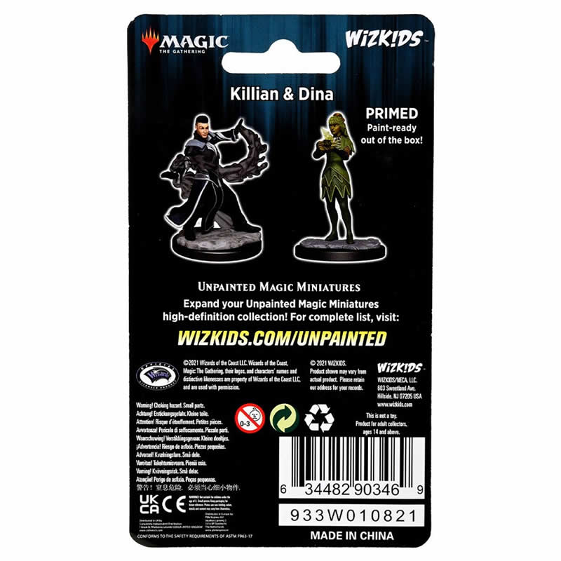 WZK90346 Killian and Dina Unpainted Magic Miniature Figures Deep Cuts (ONLINE ORDER ONLY)