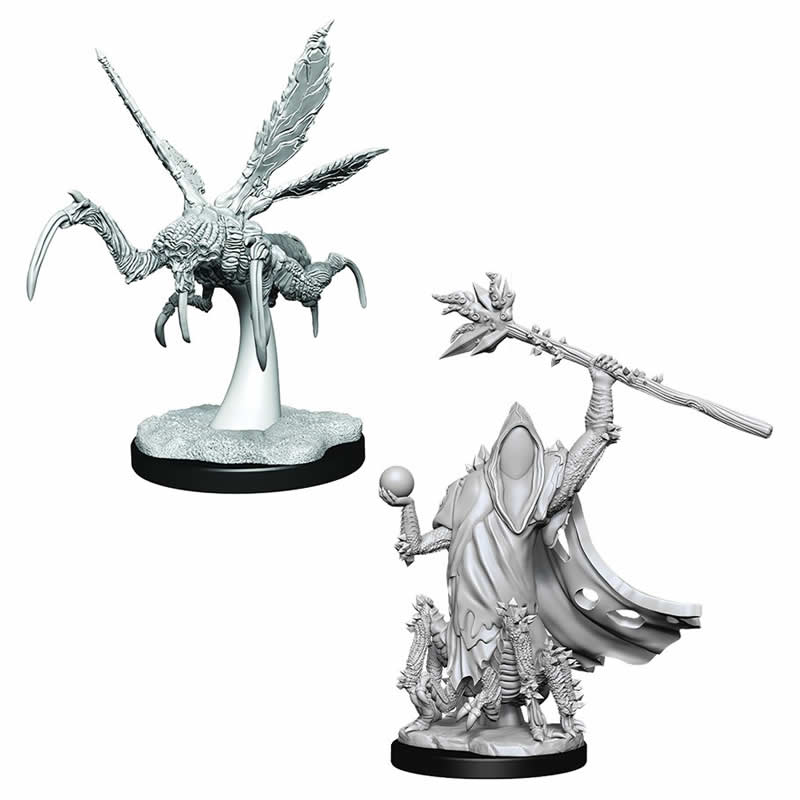 WZK90368 Core Spawn Emissary and Seer Unpainted Miniatures Critical Role Series Figures (ONLINE ORDER ONLY)