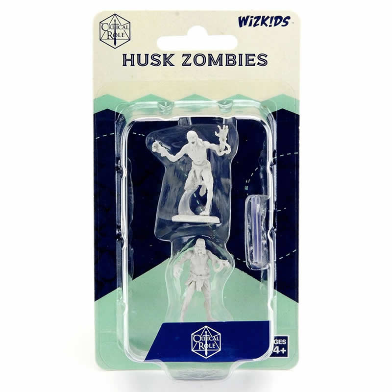 WZK90376 Husk Zombies Unpainted Miniatures Critical Role Series Figures (ONLINE ORDER ONLY)