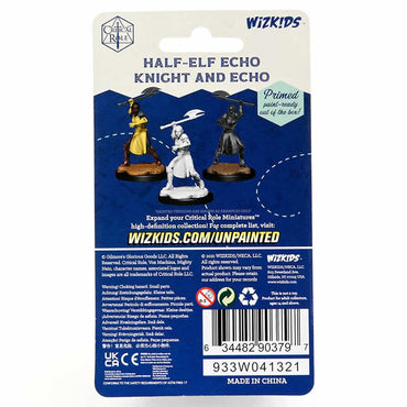 WZK90379 Half-elf Echo Knight and Echo Unpainted Miniatures Critical Role Series Figures (ONLINE ORDER ONLY)