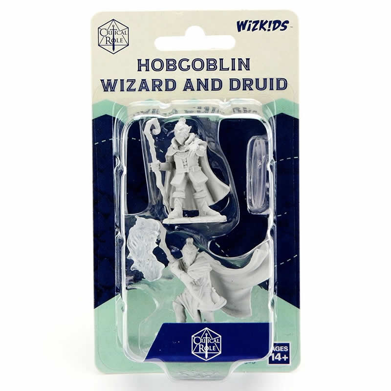 WZK90389 Hobgoblingob Wizard and Druid Male Unpainted Miniatures Critical Role Series Figures (ONLINE ORDER ONLY)