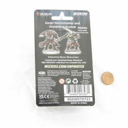 WZK90397 Zurgo Helmsmashe Unyielding Krumar Unpainted Magic Miniature Figures Deep Cuts (ONLINE ORDER ONLY)