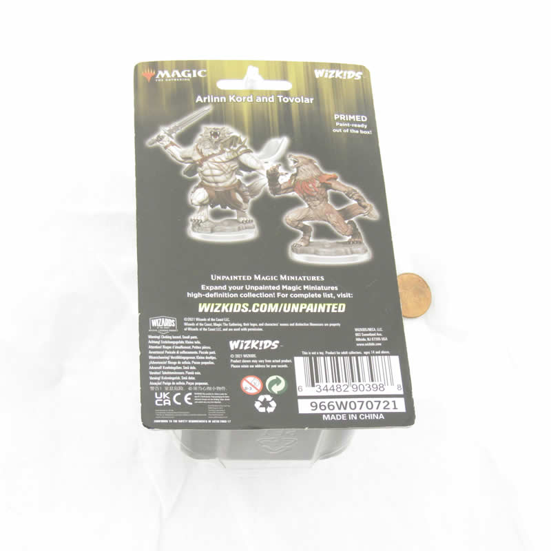 WZK90398 Arlinn Kord And Tovolar Unpainted Magic Miniature Figures Deep Cuts (ONLINE ORDER ONLY)