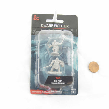 WZK90406 Dwarf Fighter Female Nozurs Marvelous Miniatures D&D Unpainted Miniatures (ONLINE ORDER ONLY)