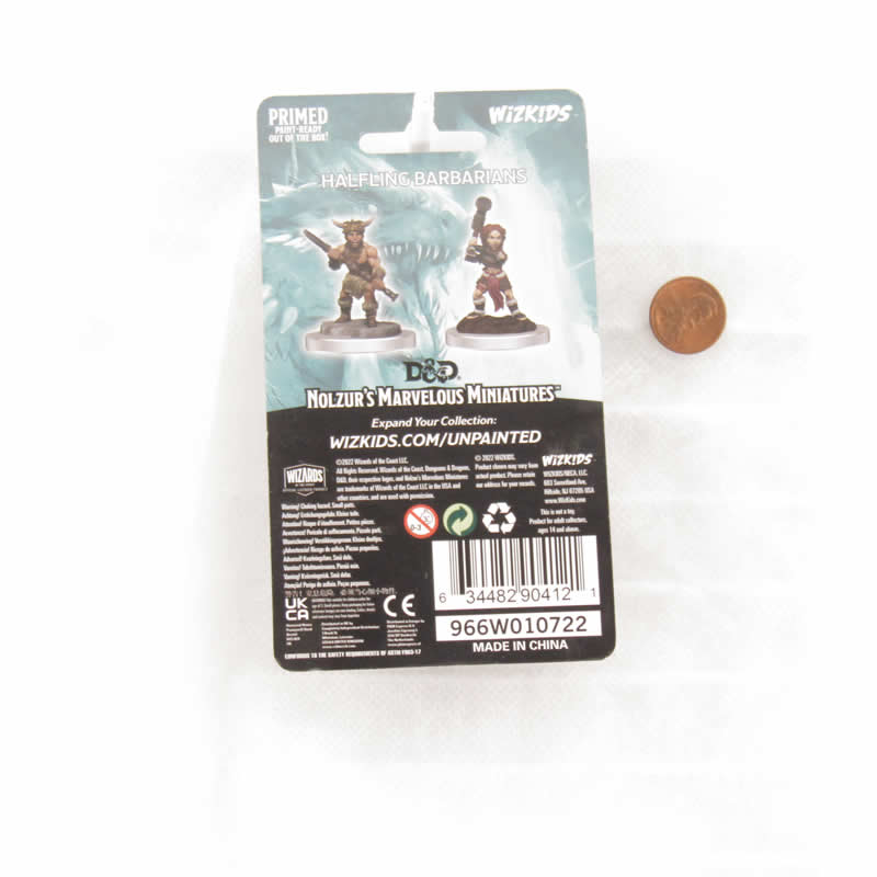 WZK90412 Halfling Barbarians Nozurs Marvelous Miniatures D&D Unpainted Miniatures (ONLINE ORDER ONLY)