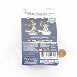 WZK90471 Westruun Militia Swordsman and Kraghammer Axeman Unpainted Miniatures Critical Role Series Figures (ONLINE ORDER ONLY)