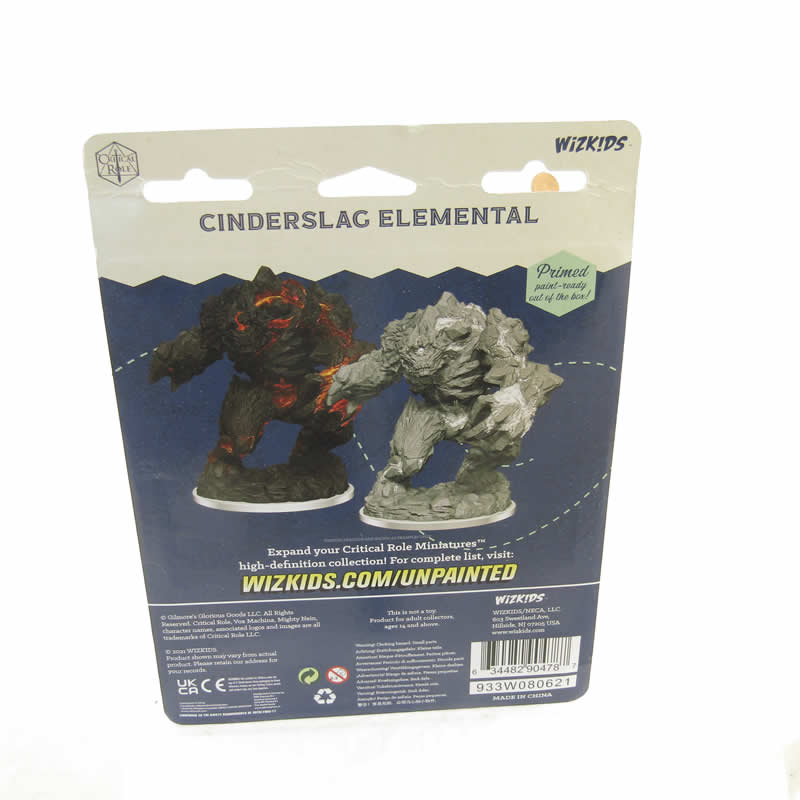 WZK90478 Cinderslag Elemental Unpainted Miniatures Critical Role Series Figures (ONLINE ORDER ONLY)