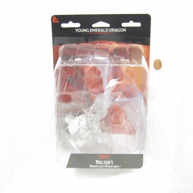 WZK90491 Young Emerald Dragon Nozurs Marvelous Miniatures D&D Unpainted Miniatures (ONLINE ORDER ONLY)