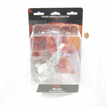 WZK90491 Young Emerald Dragon Nozurs Marvelous Miniatures D&D Unpainted Miniatures (ONLINE ORDER ONLY)