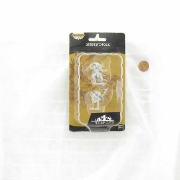WZK90500 Serpentfolk Miniature Figure Pathfinder Battles Deep Cuts Unpainted Miniatures (ONLINE ORDER ONLY)